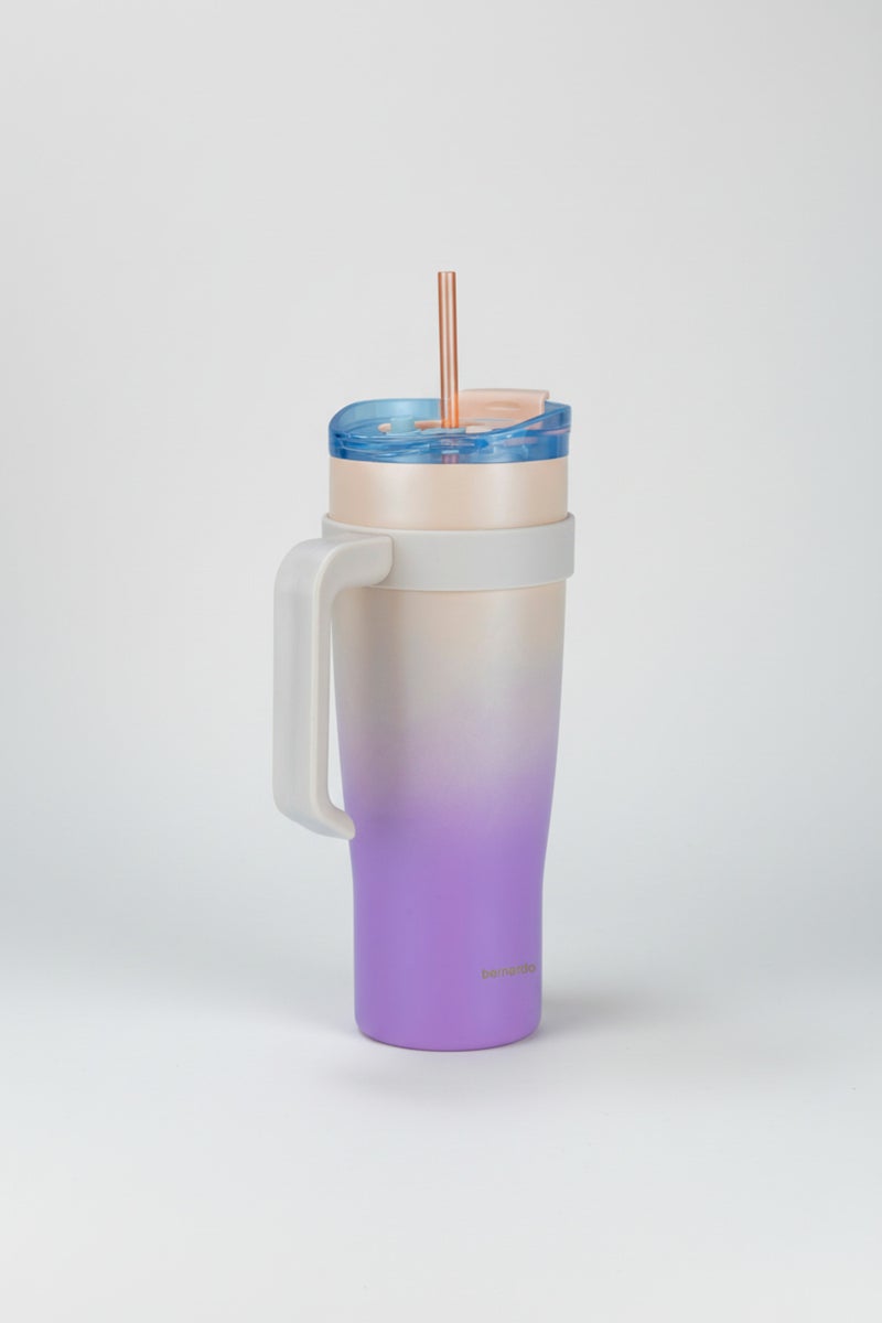 Bernardo Alto Thermos Cup with Straw Pink 1000ml (Made in Turkey) - Image 4